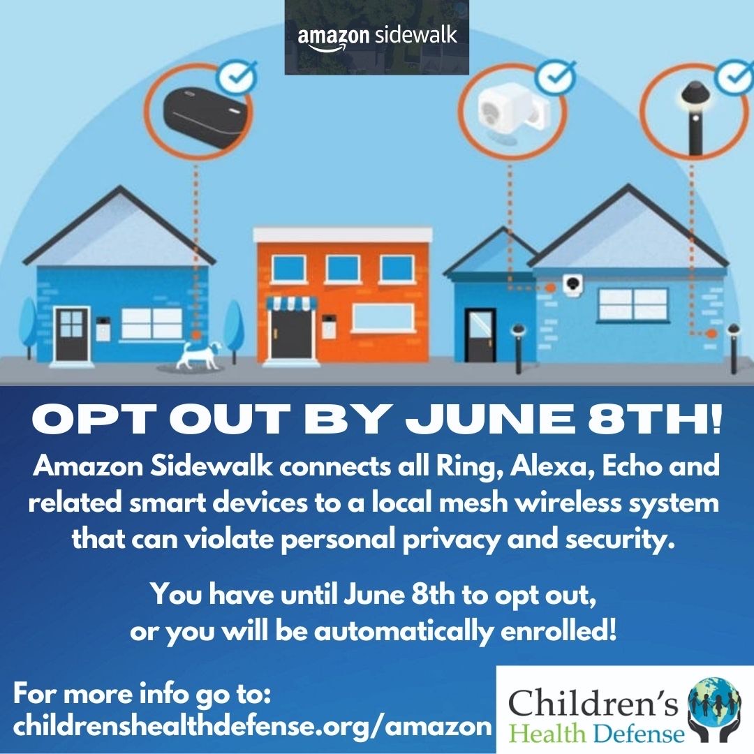 Info graphic about disabling Amazon Sidewalk on June 8th
